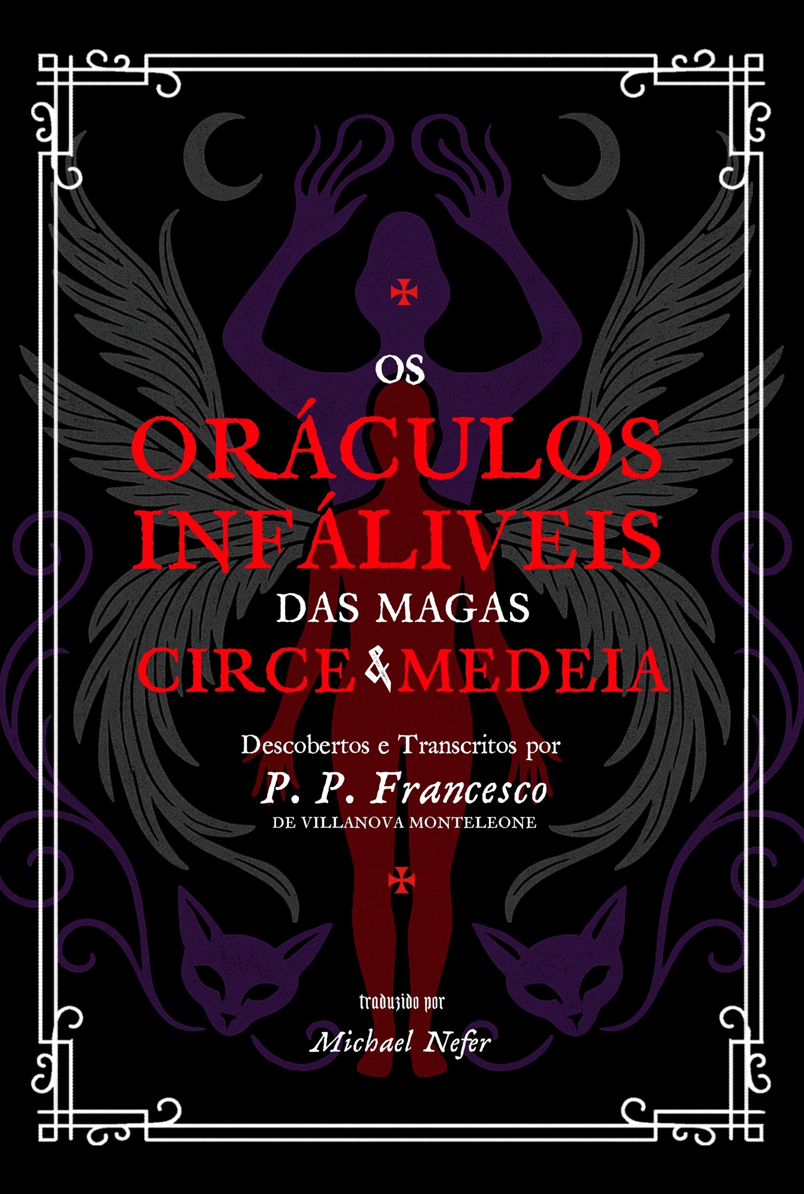 Capa do livro Os Oráculos Infalíveis das Magas Circe e Medeia